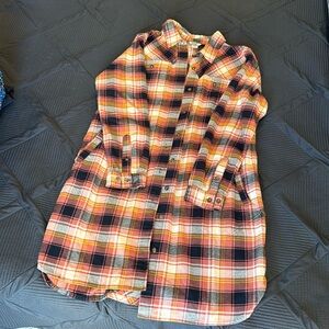 Duluth “Folklore” flannel duster - size XL